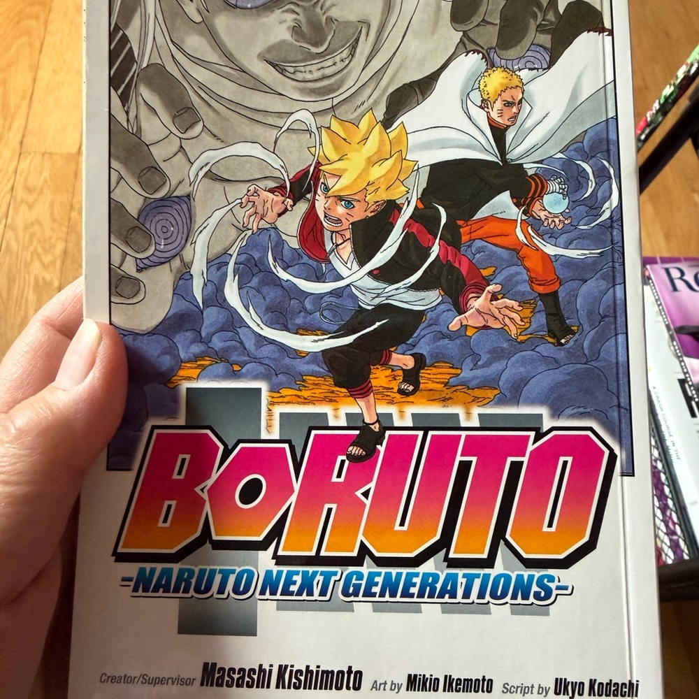 Boruto Manga Volume with Dynamic Cover Art
